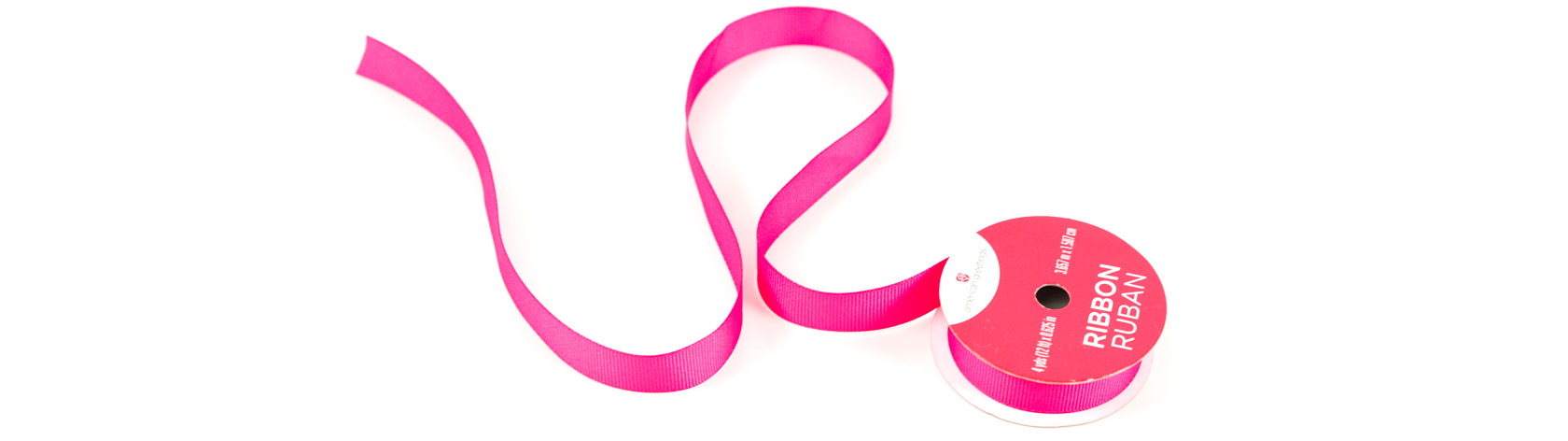 Bright pink ribbon